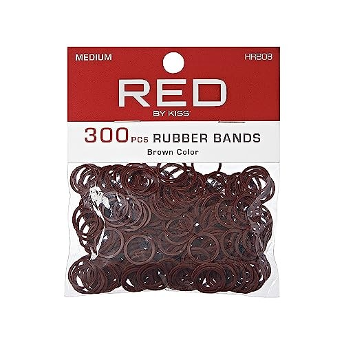 RED BY KISS 300PCS RUBBER BANDS HRB08