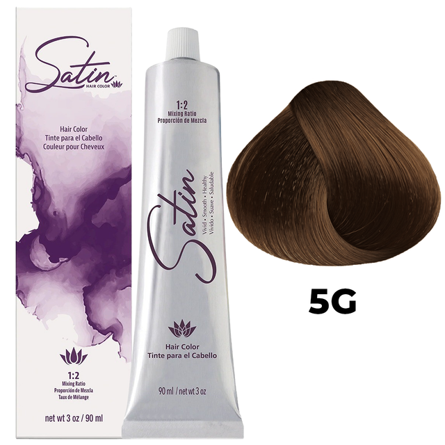 SATIN HAIR COLOR 5G LIGHT GOLDEN BROWN