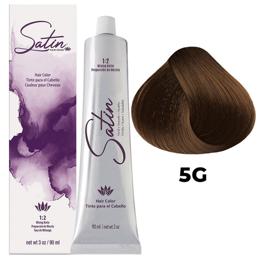 SATIN HAIR COLOR 5G LIGHT GOLDEN BROWN