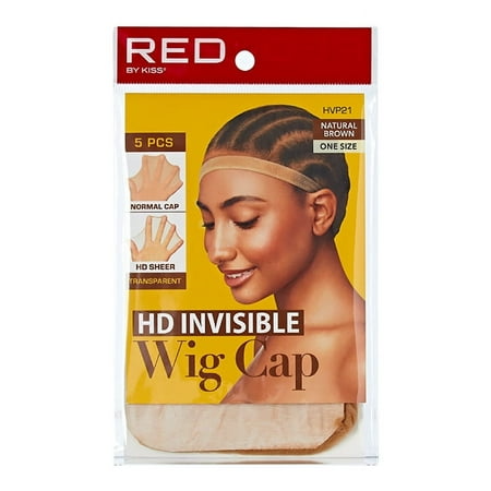 RED BY KISS HD WIG CAP NATURAL BROWN HVP21