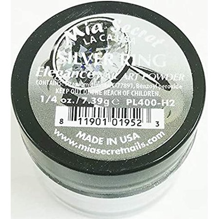 MIA SECRET NAIL ART POWDER 1.4 SILVER RING