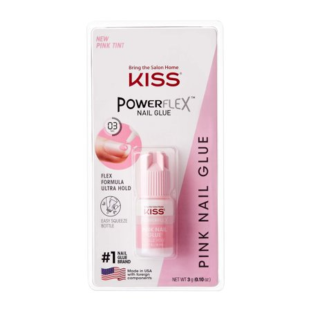 KISS POWERFLEX PINK NAIL GLUE BKP139
