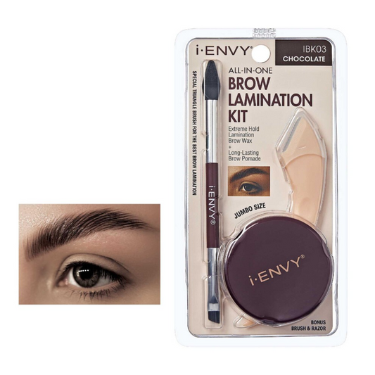 I ENVY BROW WAX KIT LAMINATION IBK03 CHOCOLATE