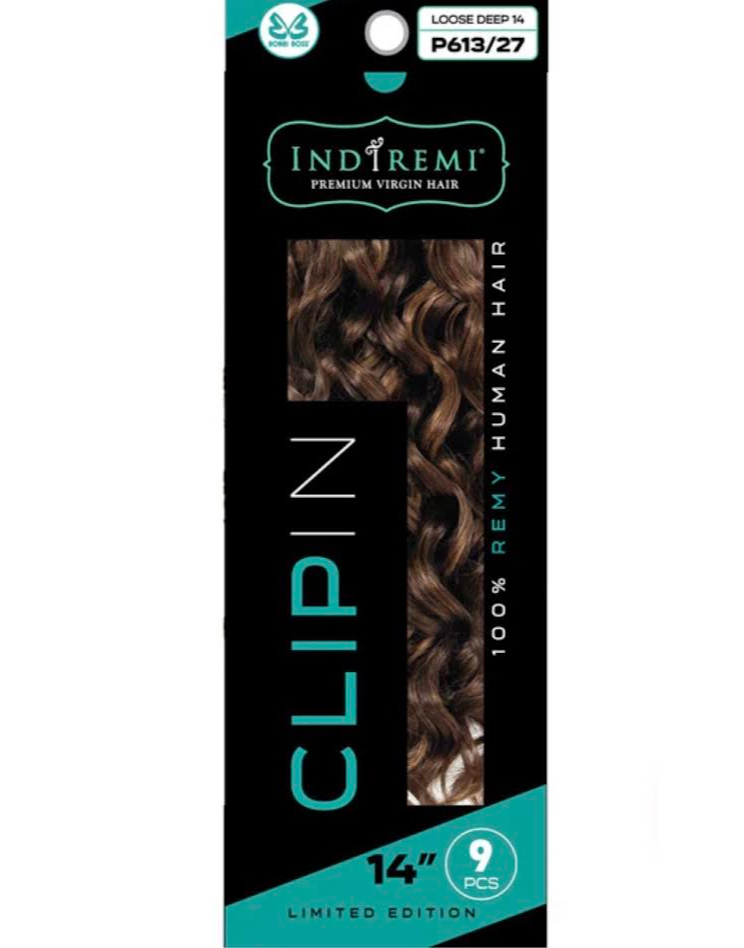 BOBI BOSS INDIREMI HAIR 9PCS LOOSE DEEP 14'' COLOR P4/27