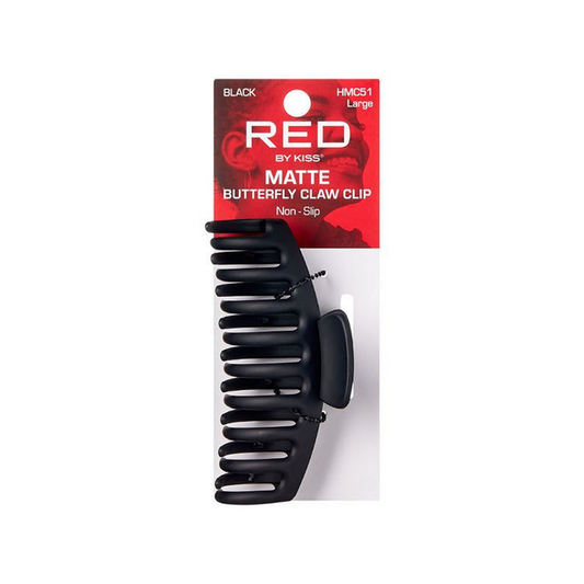 RED BY KISS MATTE BUTTERFLY CLAW CLIP HMC51
