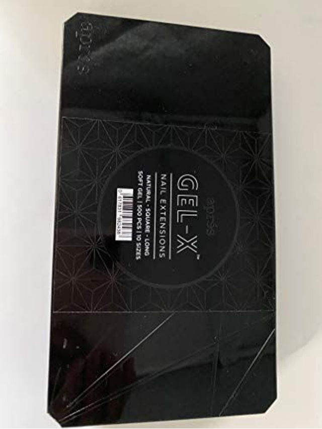 APRES GEL X NAIL EXTENSIONS NATURAL SQUER LONG SOFT GEL 500PCS10SIZE