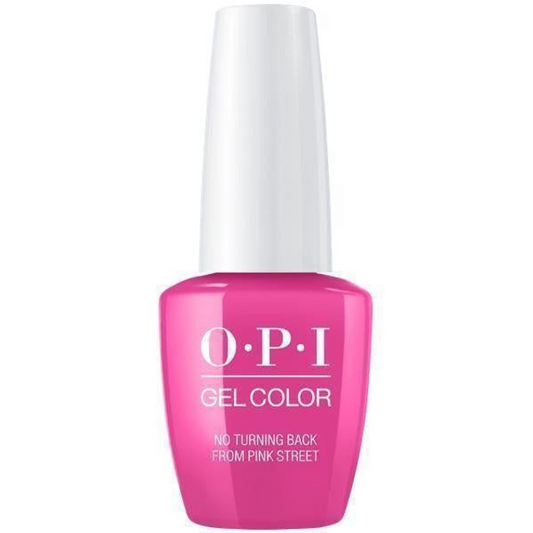 OPI GEL COLOR NO TURNING BACK FROM PINK STREET 8205