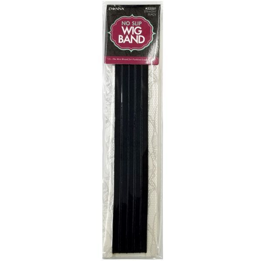 DONNA NO SLIP WIG BAND BLACK 22551