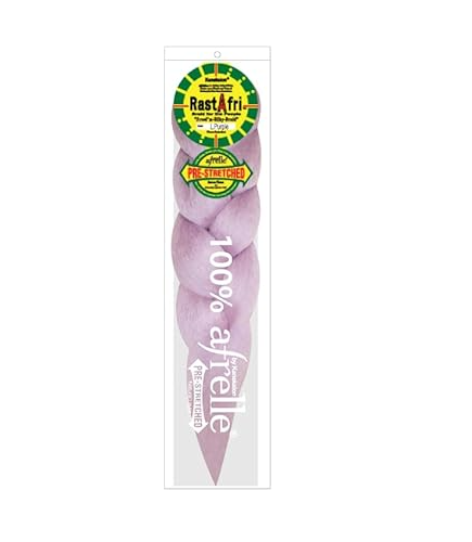 RASTAFRI SILKY BRAID SINGLE COLOR L.PURPLE