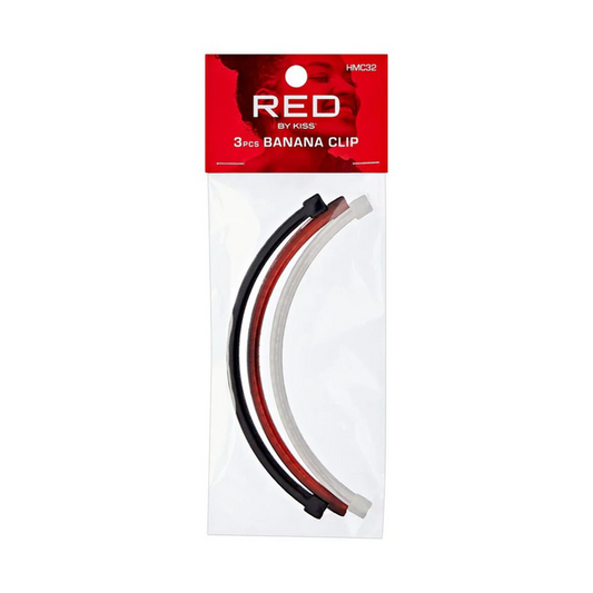 RED BY KISS BANANA CLIP 3PCS HMC32