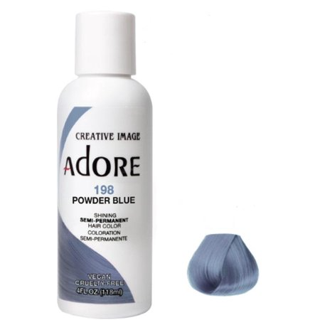 ADORE HAIR COLOR POWDER BLUE 198