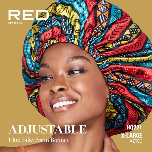 RED BY KISS ADJUSTABLE SILKY SATIN BONNET HQ221