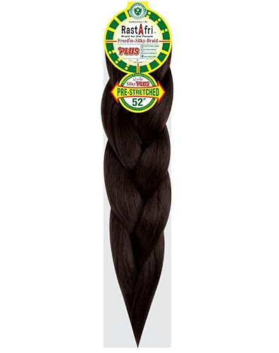 RASTAFRI SILKY BRAID 52'' PLUS COLOR 4