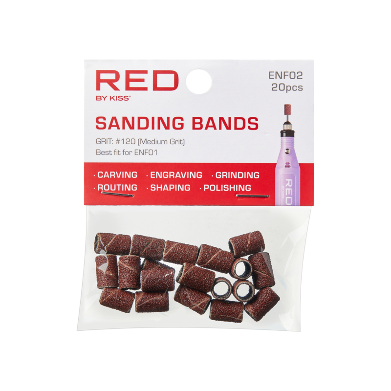 RED BY KISS SANDING BANDS ENF02 20