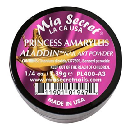 MIA SECRET NAIL ART POWDER 1.4 PRINCESS AMARYLLS