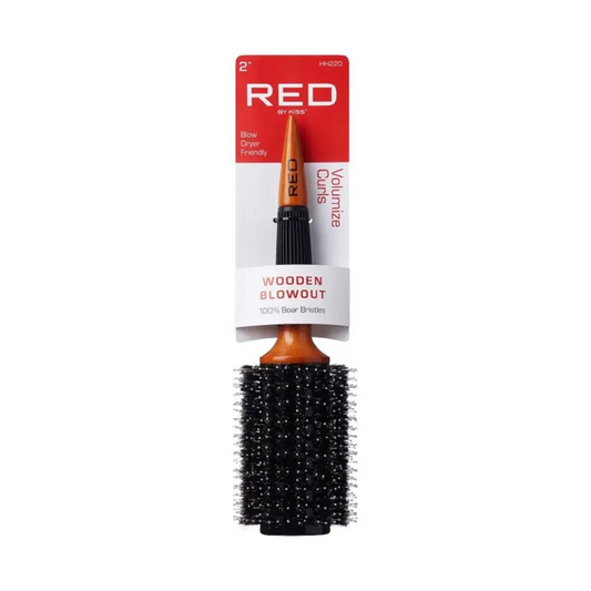 RED BY KISS WOODEN BLOWOUT BRUSH 2'' HH220