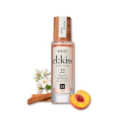EL KISS ROLL ON PERFUME OIL PEACH & WOOD PHB22