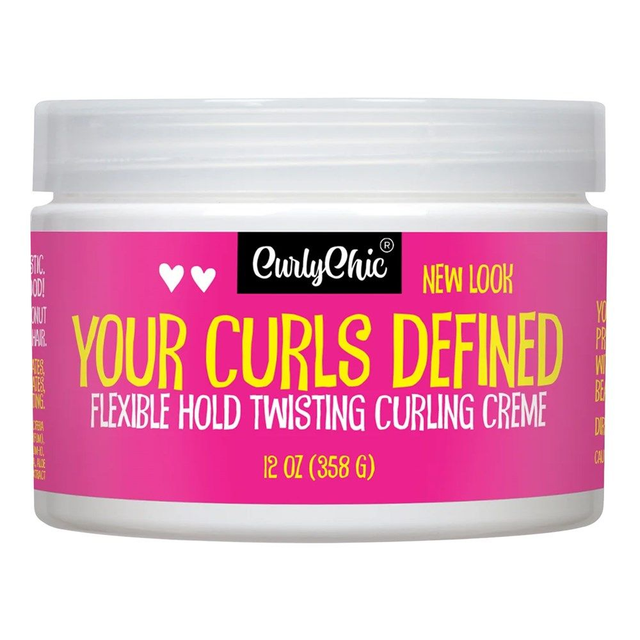 CURLY CHIC YOUR CURLS DEFINED TWISTING & CURLING CREAM 12FL OZ