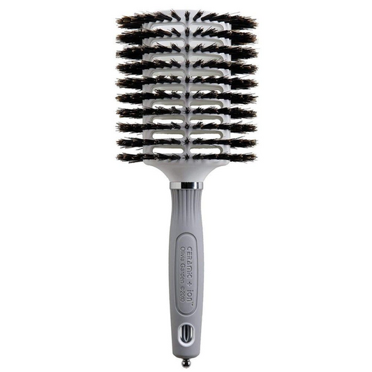 Olivia Garden Ceramic Ion Turbo Vent Boar Oval Brush - 3-1/2 X 2-1/2 (CITV-BROVL) CITV-BROVL
