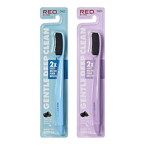 RED BY KISS TOOTHBRUSH BLACK