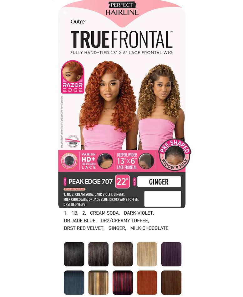 OUTRE WIG PEAK EDGE 707 COLOR DR JADE BLUE