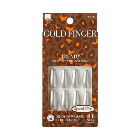 KISS NAIL GOLD FINGER TRENDY GSF06