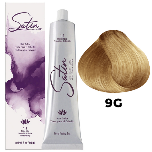 SATIN HAIR COLOR 9G VERY LIGHT GOLDEN BLONDE