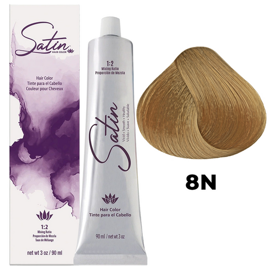 SATIN HAIR COLOR 8N LIGHT BLONDE