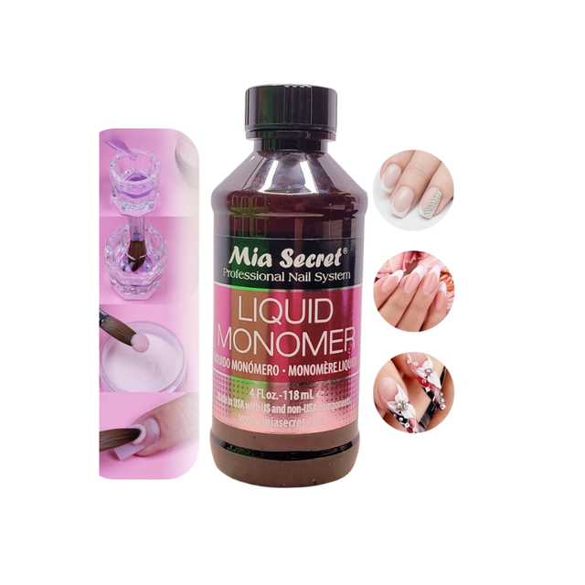 MIA SECRET LIQUID MONOMER 4FL OZ