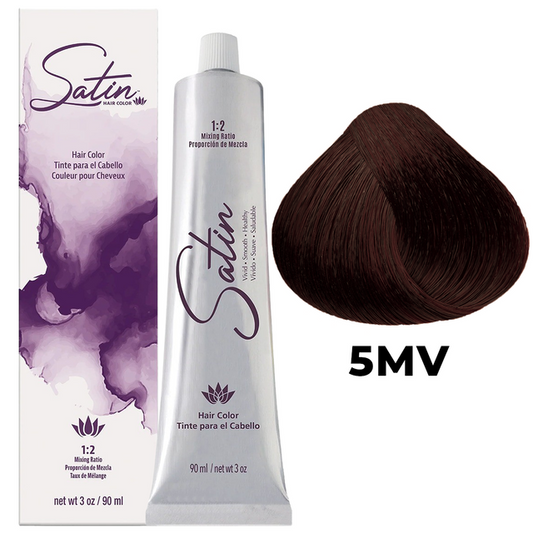 SATIN HAIR COLOR 5MV MAHOGANY VIOLET CHESTNUT