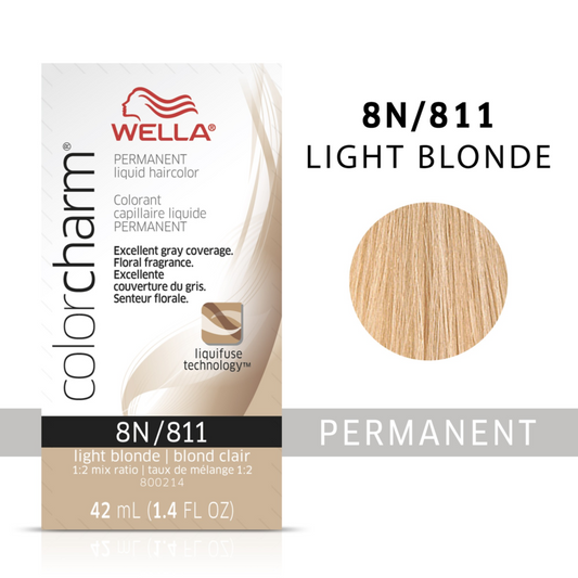 WELLA COLORCHARM LIQUID 8N/811 LIGHT BLONDE