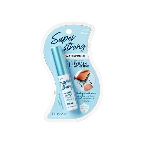 KISS I ENVY EYELASH ADHESIVE CLEAR WATERPROOF KPEG20