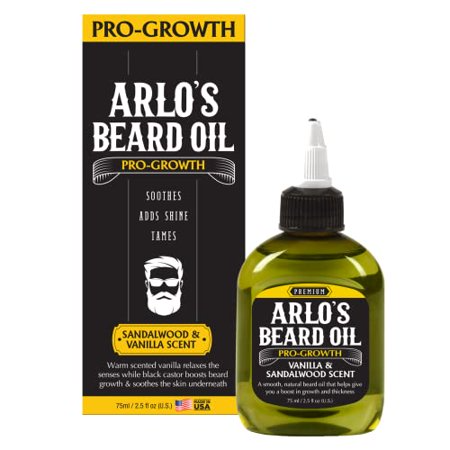 ARLOS BEARD OIL PRO GROWTH SANDALWOOD & VANILLA SCENT