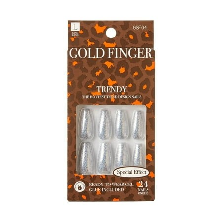 KISS NAIL GOLD FINGER TRENDY GSF04