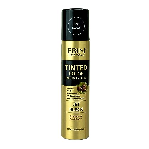 EBIN TINTED COLOR SPRAY JET BLACK