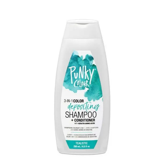 PUNKY COLOR DEPOSITING SHAMPOO TEALISTIC 8.5FL OZ