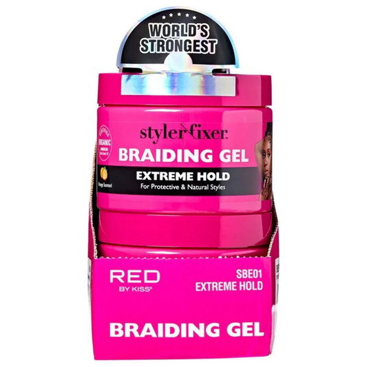 RED BY KISS BRAIDING GEL EXTREME HOLD SBE01