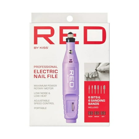 RED BY KISS ELECTRIC NAIL FILE ENF01