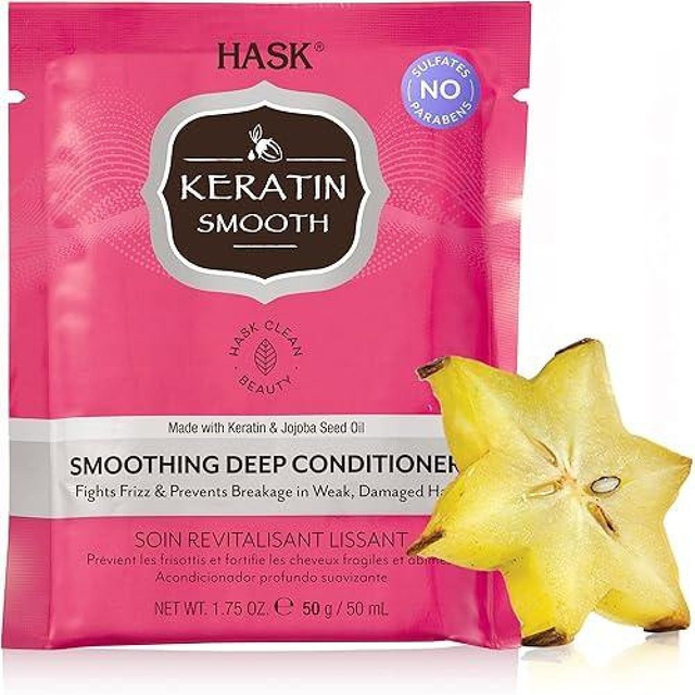 HASK KERATIN SMOOTH SMOOTHING DEEP CONDITIONER 1.75OZ