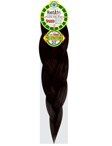 RASTAFRI SILKY BRAID 52'' PLUS COLOR 1B