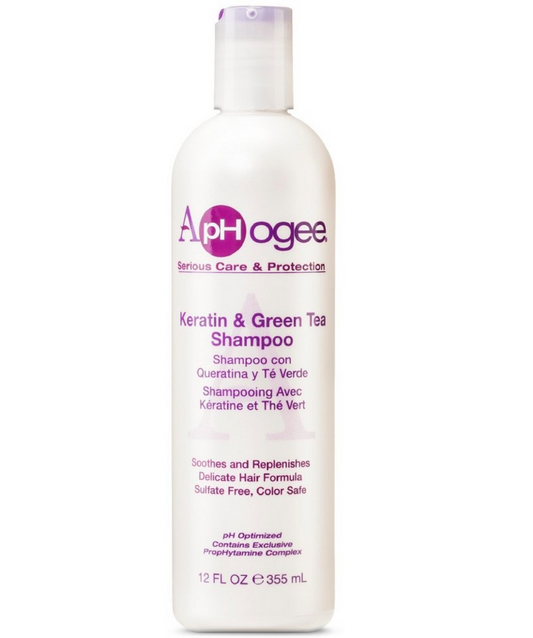 APHOGEE SERIUS CARE & PROTECT. KERATIN & GREEN TEA SHAMPOO 12FL OZ