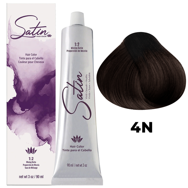 SATIN HAIR COLOR 4N BROWN