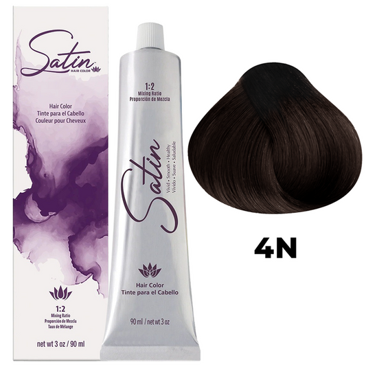 SATIN HAIR COLOR 4N BROWN