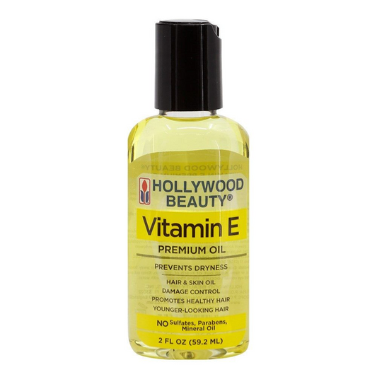 HOLLYWOOD BEAUTY VITAMIN E HAIR OIL 2FL OZ
