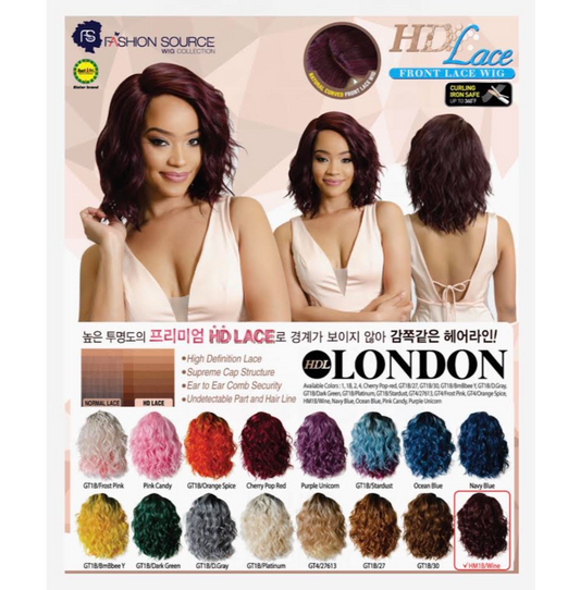 GOLDEN STATE FASHION SOURCE EZ SYNTHETIC LACE FRONT WIG EZL-LONDON GT1B/27