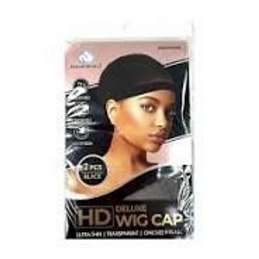 DREAM WORLD HD WIG CAP BLACK DRE097HDBK
