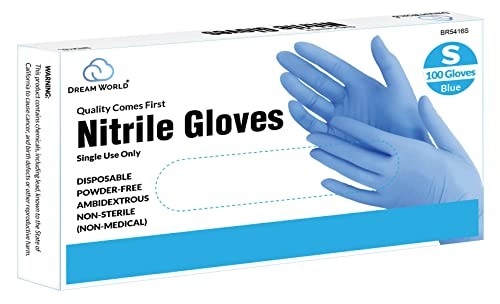 DREAM WORLD NITRILE GLOVES SMALL BR5416S