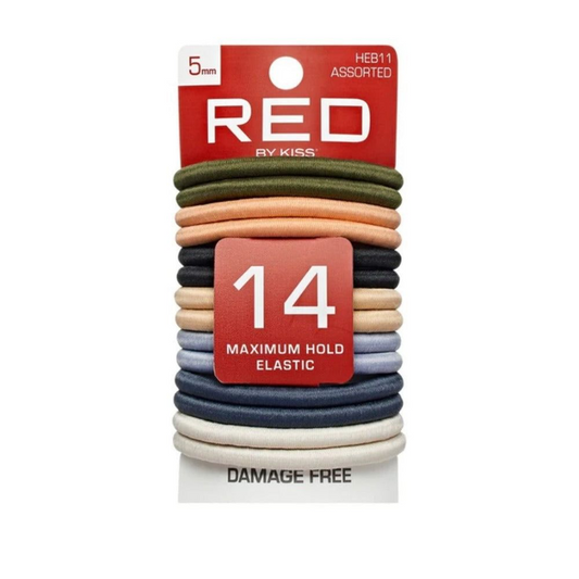 RED BY KISS 14 ELASTIC BAND HEB11