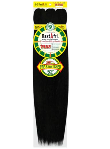 RASTAFRI SILKY BRAID 52'' 3X COLOR 1