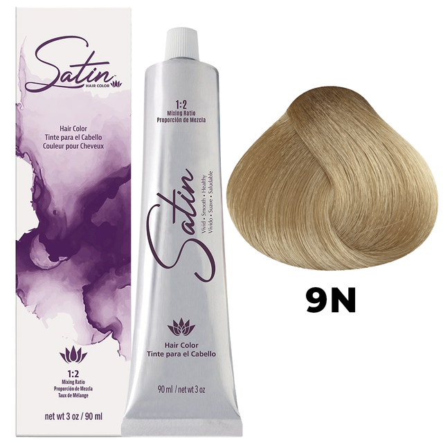 SATIN HAIR COLOR 9N VERY LIGHT BLONDE